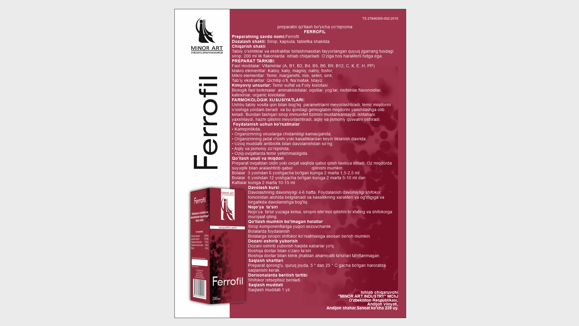 ferrofil | minor art industry pharmaceutical | minorart | minor art